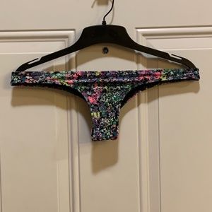 Victoria's Secret-  Graffiti Thong Bikini (Bottom Only!)